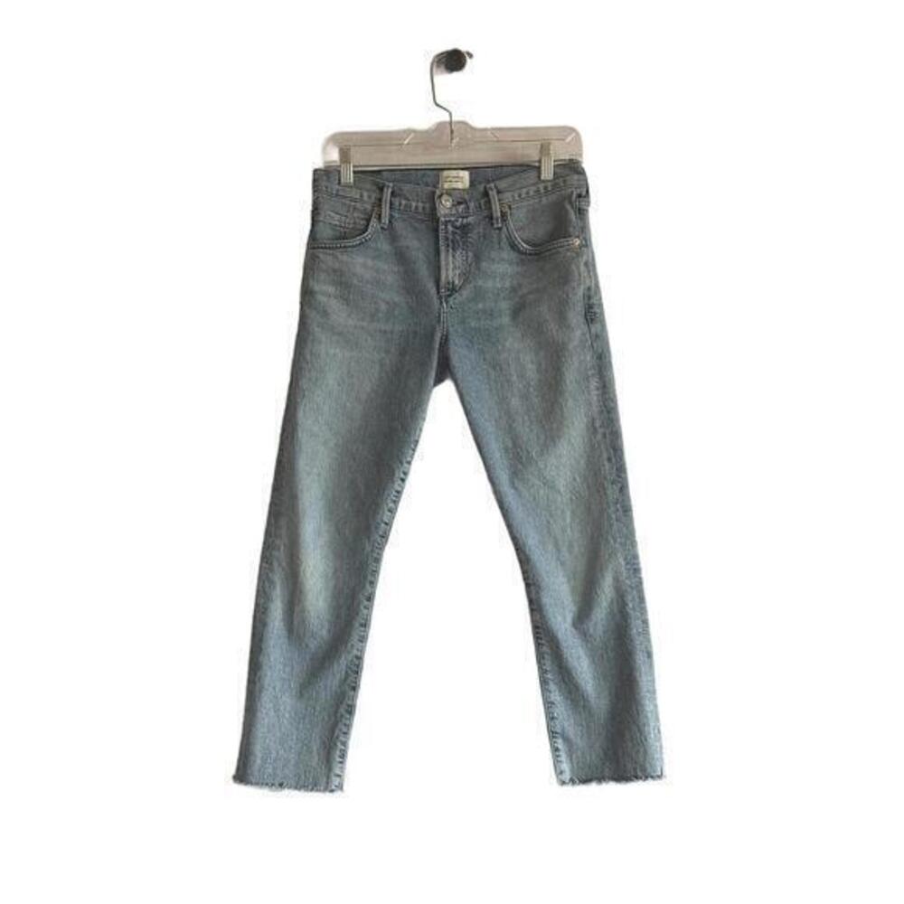 Citizens of Humanity Premium Elsa Jeans - Light Blue Distressed
